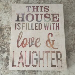 Canvas Art “This House is Filled with Love” 8 x 10